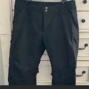 Burton DRYRIDE snowboarding pants.  BLACK MENS XL